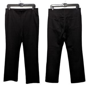 SOFT SURROUNDINGS The Ultimate Denim Pull-On Bootcut Jeans Black Petite Medium